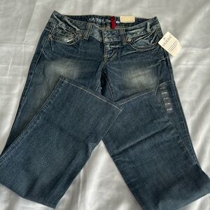 NWT Guess daredevil Boot-cut jeans